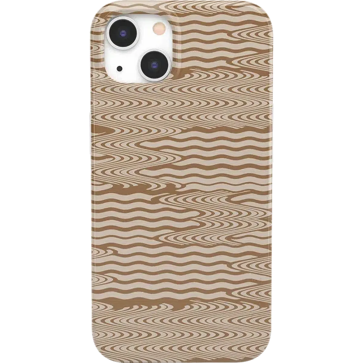 Mocha Ripple | Brown Waves Case iPhone Case get.casely Classic iPhone 13 Mini