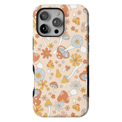 Mushroom Magic | Retro Floral Case iPhone Case get.casely Bold + MagSafe® iPhone 16 Pro Max