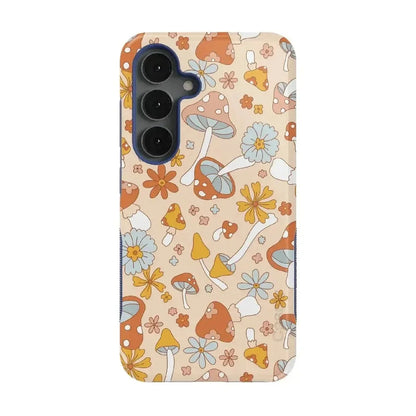 Mushroom Magic | Retro Floral Samsung Case Samsung Case Casetry Bold Flex + MagSafe® Galaxy S25