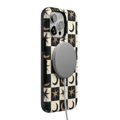 Mystic Moonstar | Black Celestial Case Phone Case get.casely