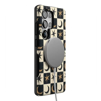 Mystic Moonstar | Black Celestial Case Phone Case get.casely