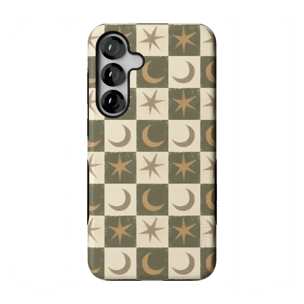 Mystic Moonstar | Green Celestial Case Phone Case get.casely Bold Flex + MagSafe® Galaxy S25 Plus