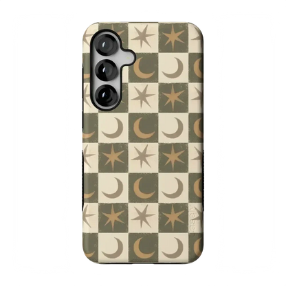 Mystic Moonstar | Green Celestial Case Phone Case get.casely Bold Flex + MagSafe® Galaxy S25 Plus
