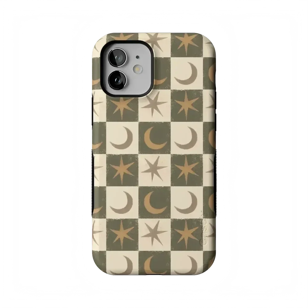 Mystic Moonstar | Green Celestial Case Phone Case get.casely Bold Flex + MagSafe® iPhone 12 Mini
