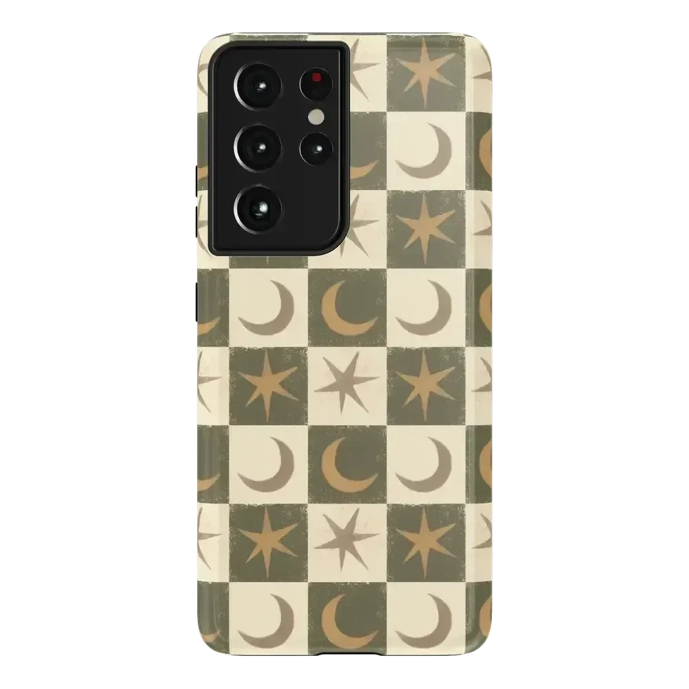 Mystic Moonstar | Green Celestial Case Phone Case get.casely Essential Galaxy S21 Ultra