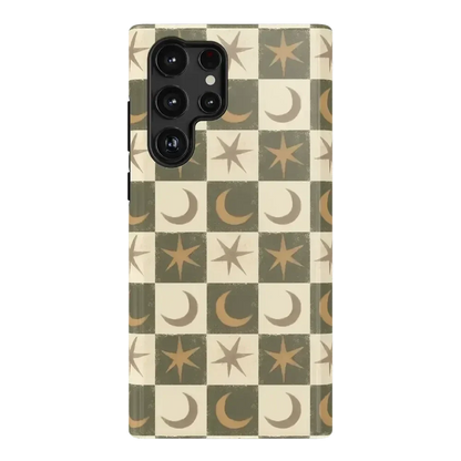Mystic Moonstar | Green Celestial Case Phone Case get.casely Essential Galaxy S22 Ultra