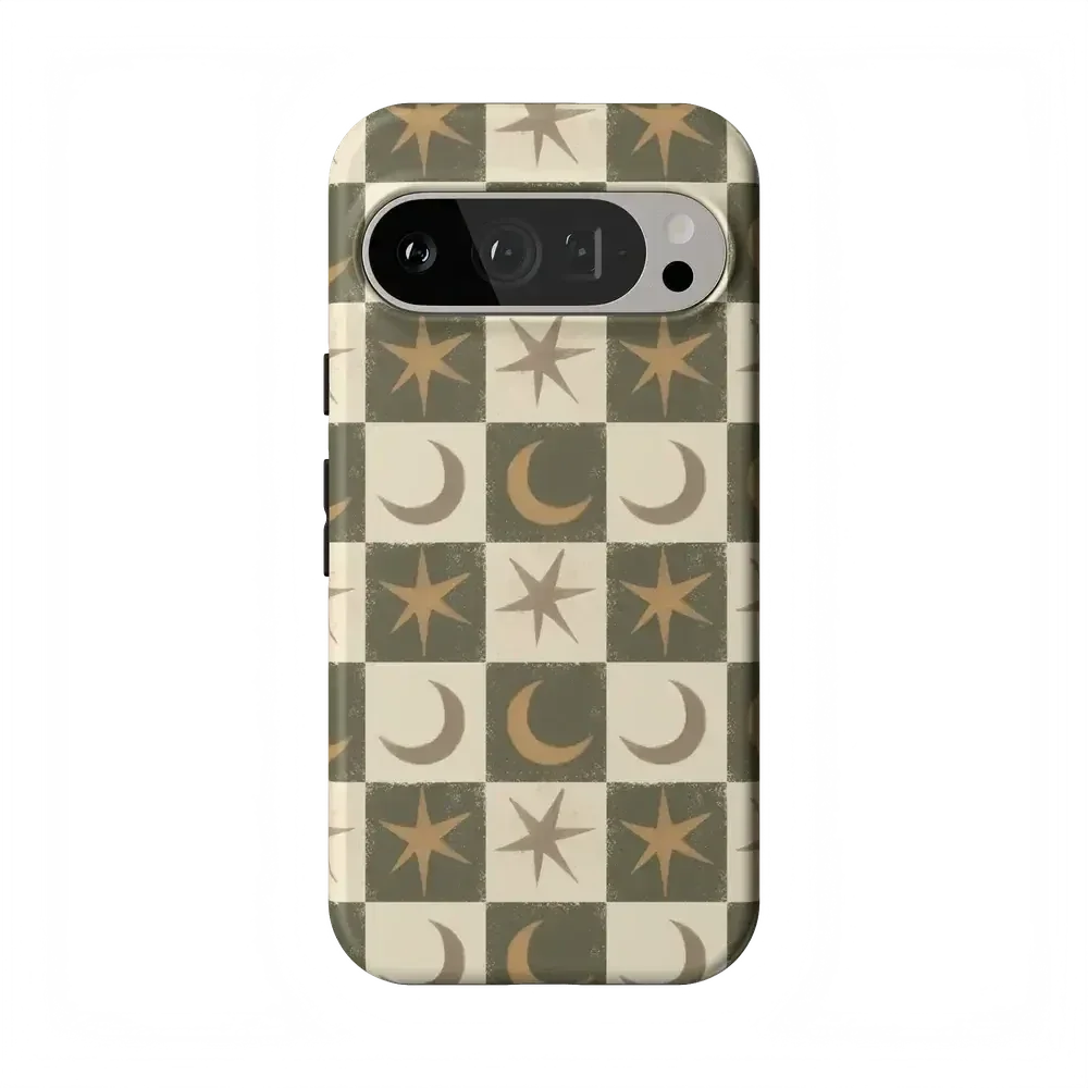 Mystic Moonstar | Green Celestial Case Phone Case get.casely Essential Google Pixel 9 Pro