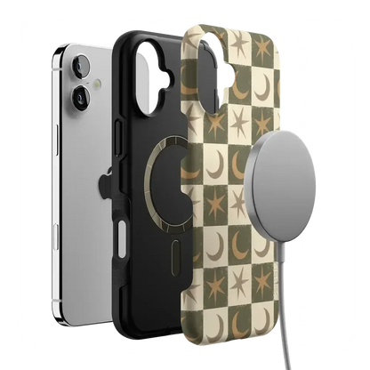 Mystic Moonstar | Green Celestial Case Phone Case get.casely