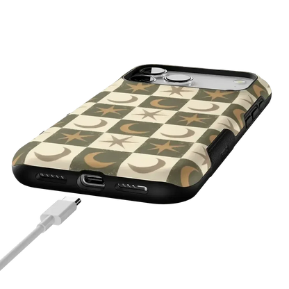 Mystic Moonstar | Green Celestial Case Phone Case get.casely