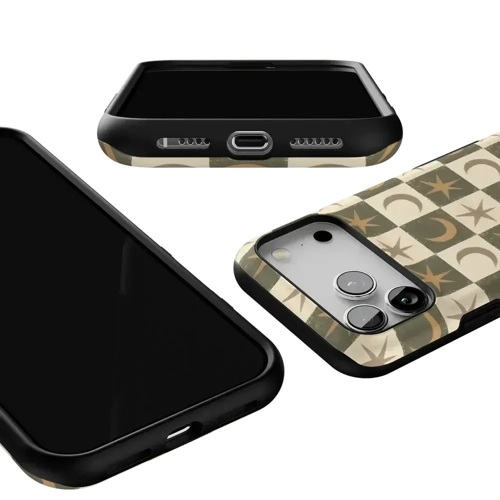 Mystic Moonstar | Green Celestial Case Phone Case get.casely