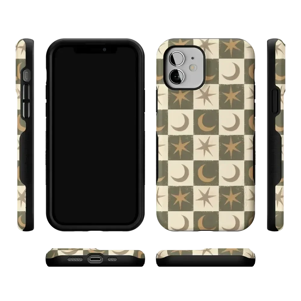 Mystic Moonstar | Green Celestial Case Phone Case get.casely