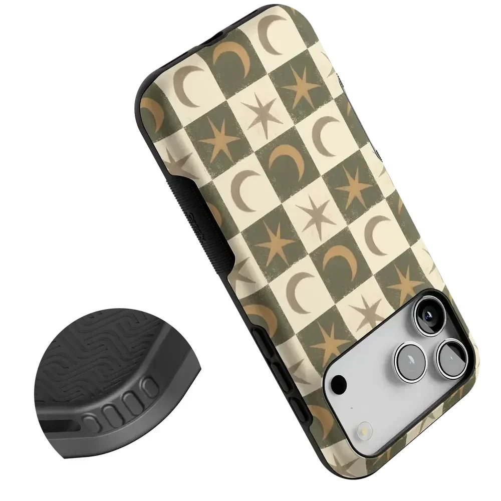 Mystic Moonstar | Green Celestial Case Phone Case get.casely