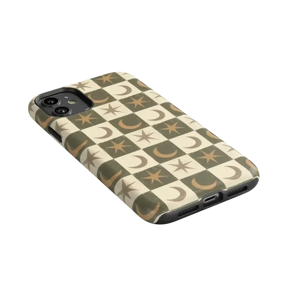 Mystic Moonstar | Green Celestial Case Phone Case get.casely