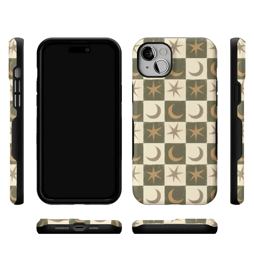 Mystic Moonstar | Green Celestial Case Phone Case get.casely