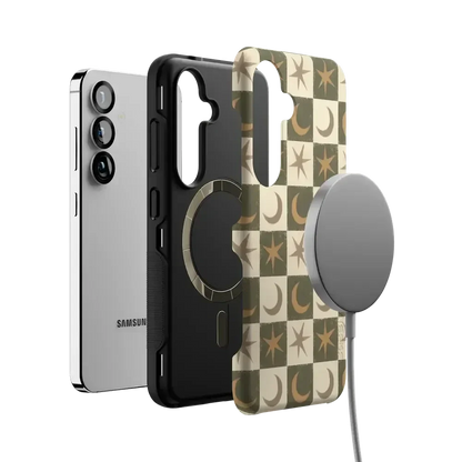 Mystic Moonstar | Green Celestial Case Phone Case get.casely