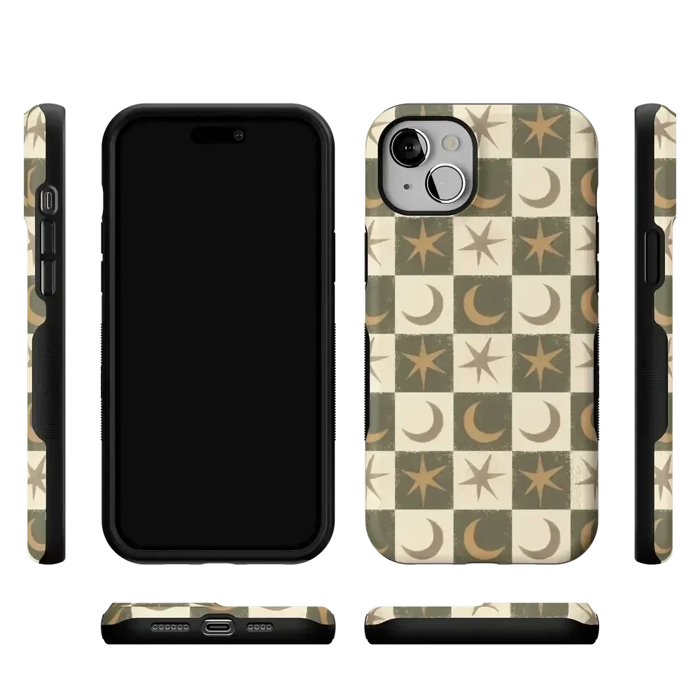 Mystic Moonstar | Green Celestial Case Phone Case get.casely