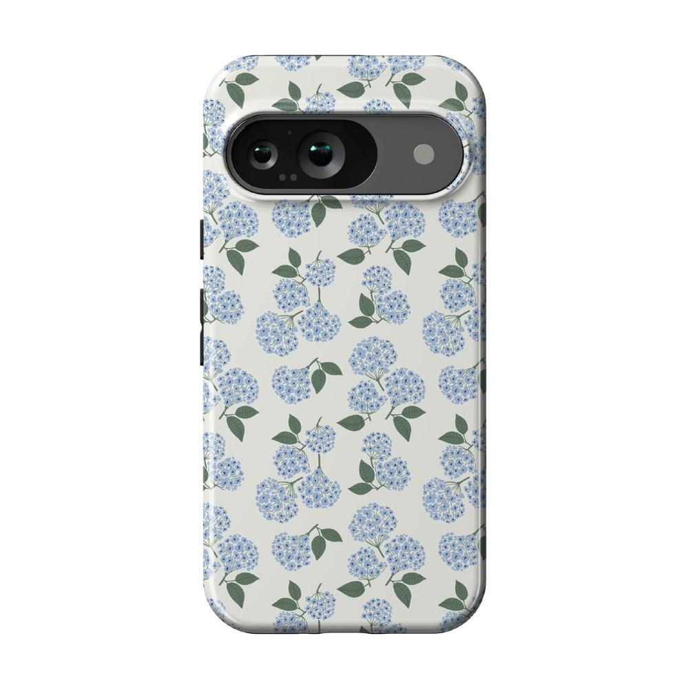 Nantucket Cottage | Blue Hydrangea Case iPhone Case get.casely Essential Google Pixel 9