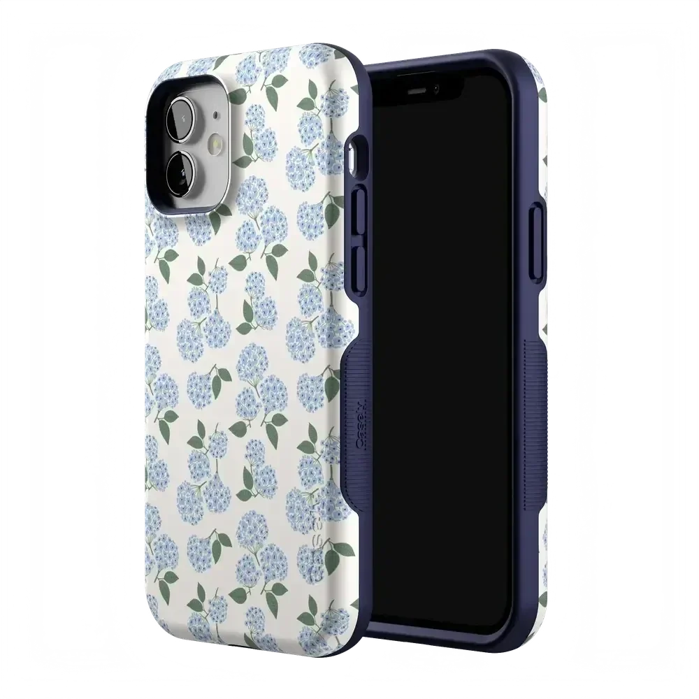 Nantucket Cottage | Blue Hydrangea Case iPhone Case get.casely