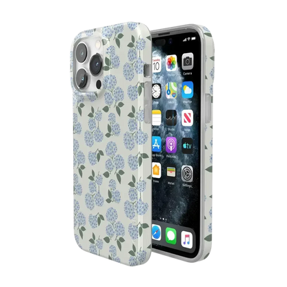 Nantucket Cottage | Blue Hydrangea Case iPhone Case get.casely