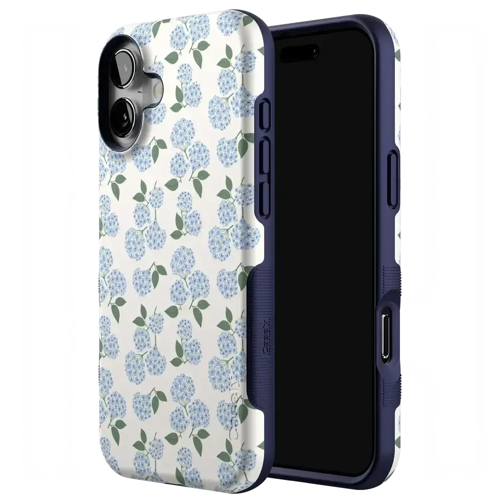 Nantucket Cottage | Blue Hydrangea Case iPhone Case get.casely