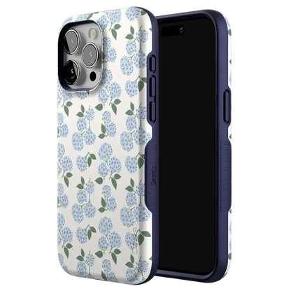 Nantucket Cottage | Blue Hydrangea Case iPhone Case get.casely