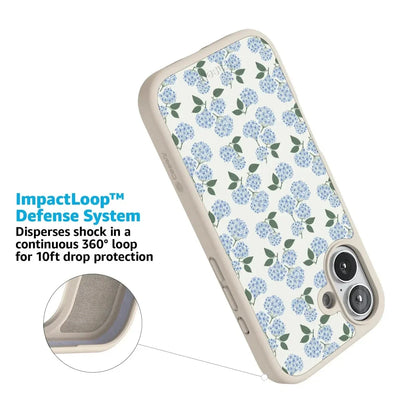 Nantucket Cottage | Blue Hydrangea Case iPhone Case get.casely