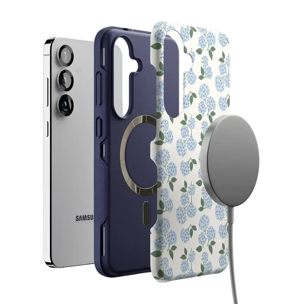 Nantucket Cottage | Blue Hydrangea Case iPhone Case get.casely