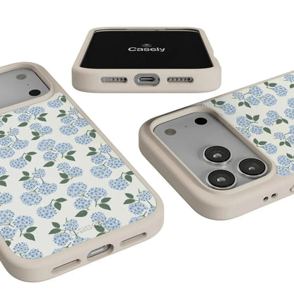 Nantucket Cottage | Blue Hydrangea Case iPhone Case get.casely