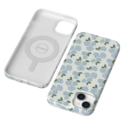 Nantucket Cottage | Blue Hydrangea Case iPhone Case get.casely