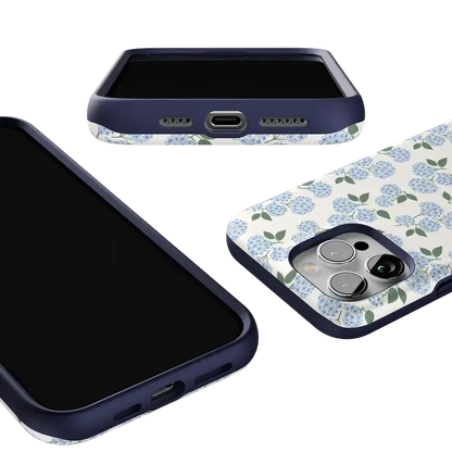 Nantucket Cottage | Blue Hydrangea Case iPhone Case get.casely