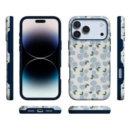 Nantucket Cottage | Blue Hydrangea Case iPhone Case get.casely