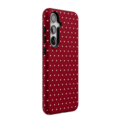 On the Dot | Maroon Polka Dot Case