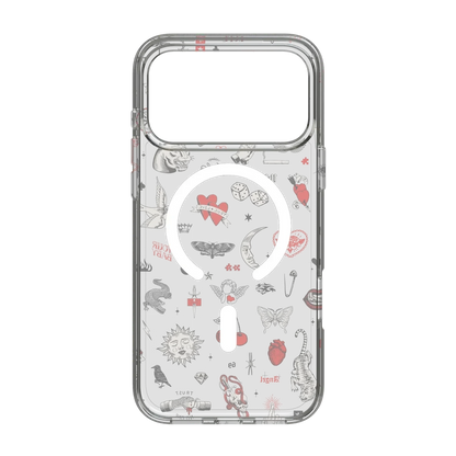 Not a Phase | Clear Flash Tattoo Case iPhone Case get.casely