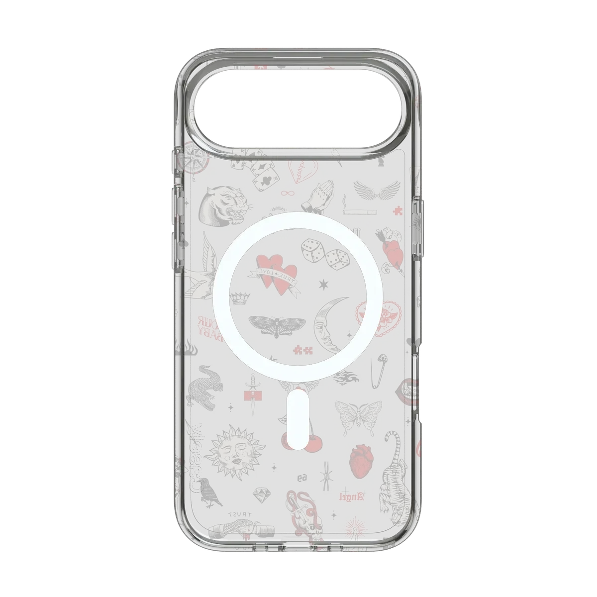 Not a Phase | Clear Flash Tattoo Case iPhone Case get.casely