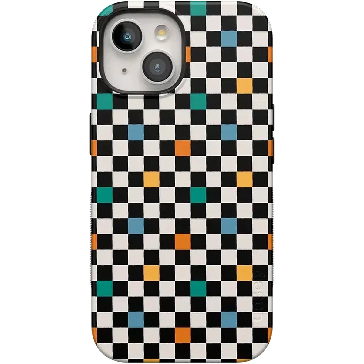 Old Skool | Retro Checkerboard Case iPhone Case get.casely Bold Flex + MagSafe® iPhone 15 Plus