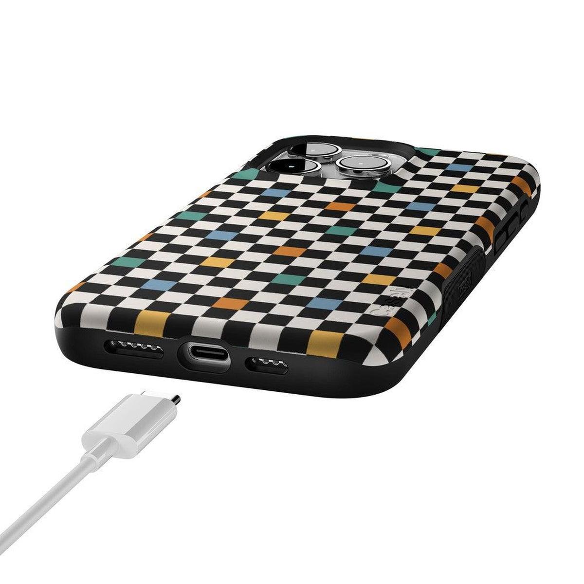 Old Skool | Retro Checkerboard Case iPhone Case get.casely