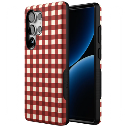 Checked Twice | Red Plaid Case