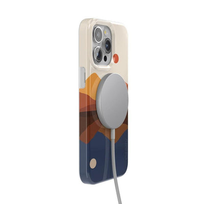 Opposites Attract | Day & Night Colorblock Mountains Case iPhone Case get.casely