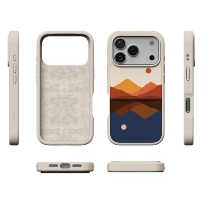 Opposites Attract | Day & Night Colorblock Mountains Case iPhone Case get.casely