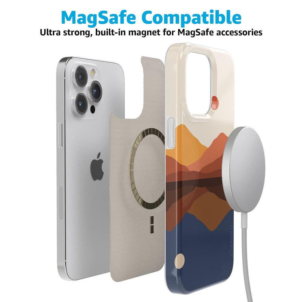Opposites Attract | Day & Night Colorblock Mountains Case iPhone Case get.casely