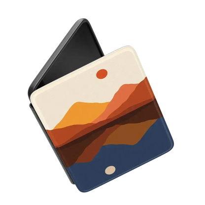 Opposites Attract | Day & Night Colorblock Mountains Kindle Case Kindle Case get.casely