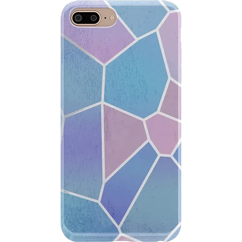 Other Side | Holographic Metallic Stained Glass Marble Case iPhone Case get.casely Classic iPhone 6/7/8 Plus