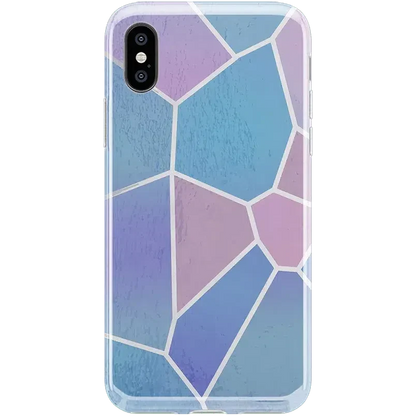 Other Side | Holographic Metallic Stained Glass Marble Case iPhone Case get.casely Classic iPhone X / XS