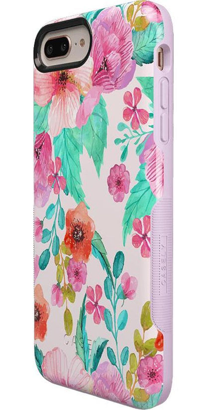 Out And About | Light Pink Floral Case iPhone Case get.casely