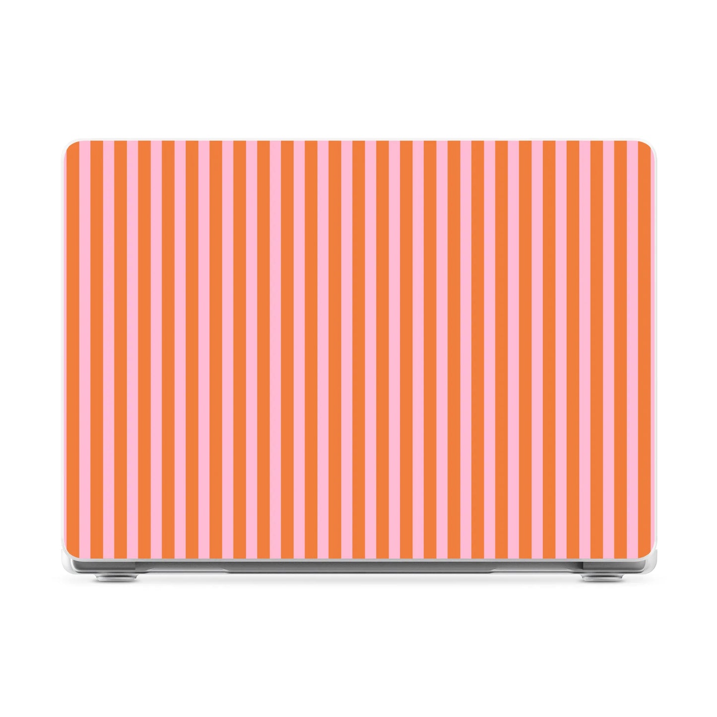 Perfect Stripes | Orange & Pink Stripes Laptop Shell - 16" MacBook Pro