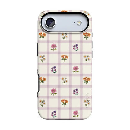 Meadow Check | Floral Gingham Case