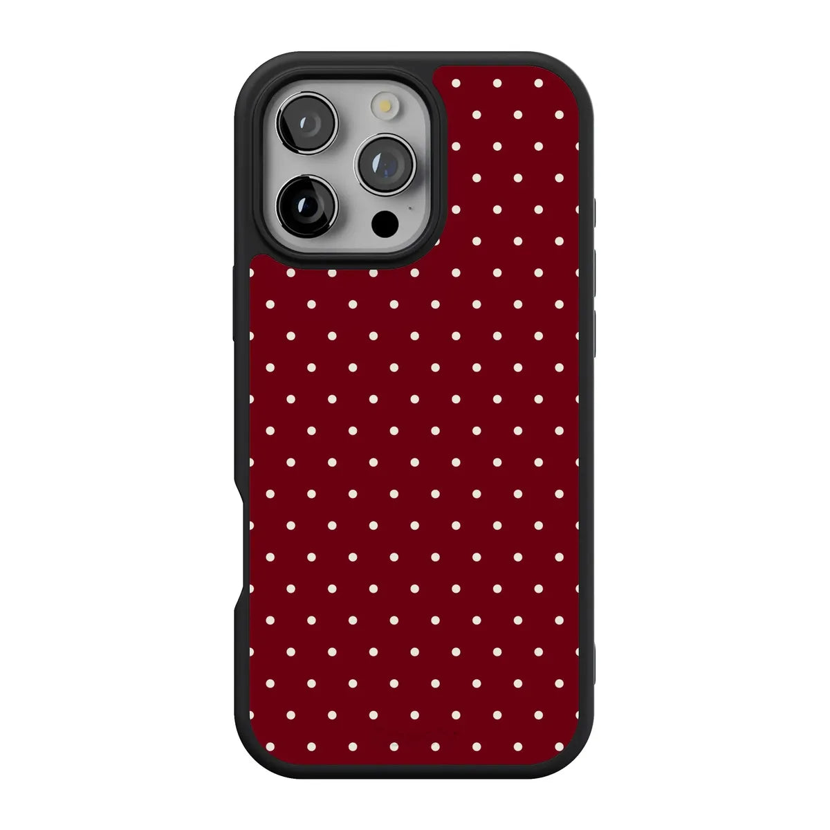 On the Dot | Maroon Polka Dot Case