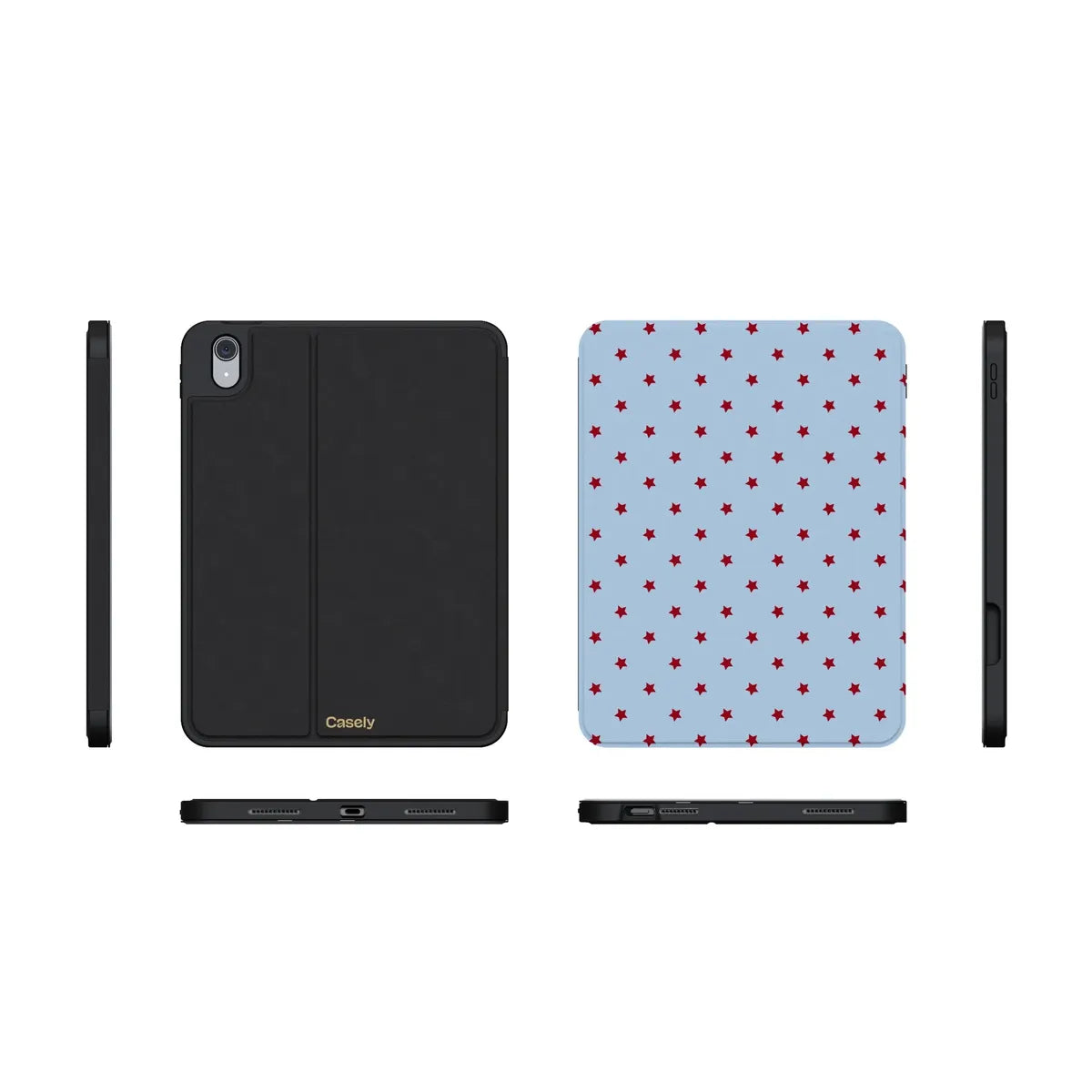 Tiny Stars | Red & Blue iPad Case