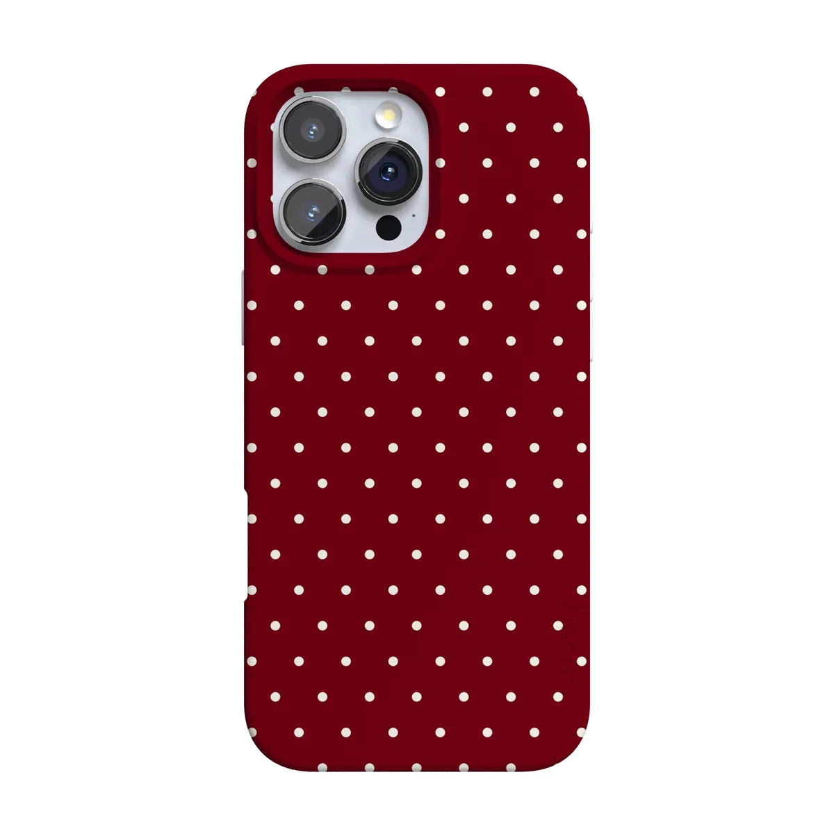 On the Dot | Maroon Polka Dot Case