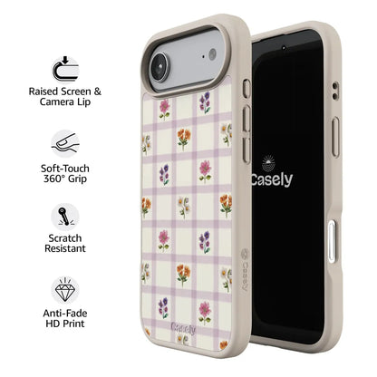 Meadow Check | Floral Gingham Case